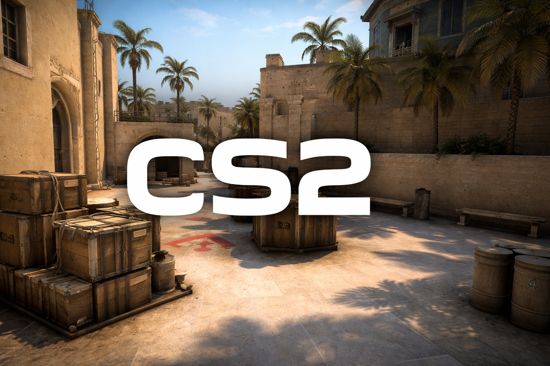 harta mirage si pe fundal scris cs2