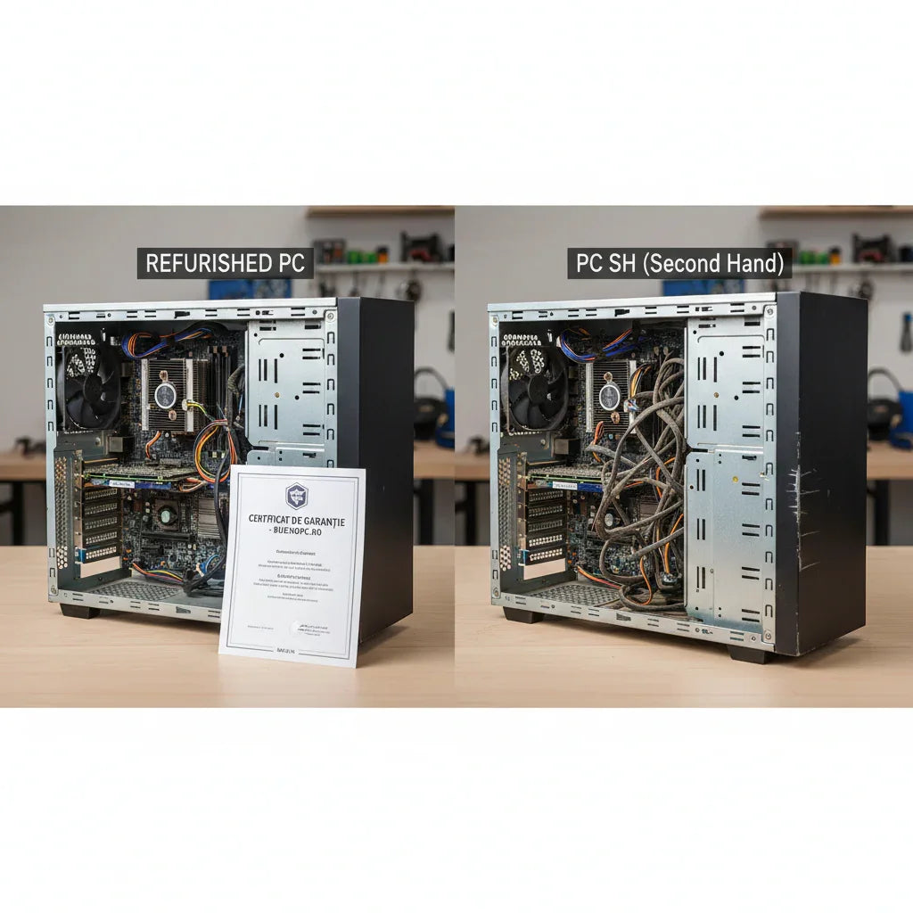Refurbished vs second hand vs nou: ce e mai bun pentru gaming?