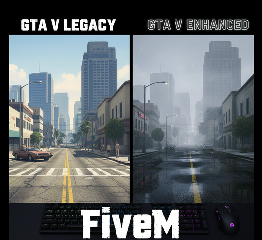 gta v legacy varianta vs gta v enhanced grafici
