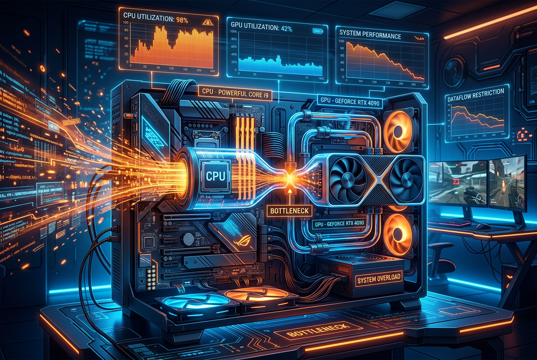 Cum îți dai seama că ai bottleneck la un PC de gaming?