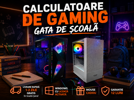Ofertă Back to School 2026: PC-uri gata de școală și gaming | BuenoPC