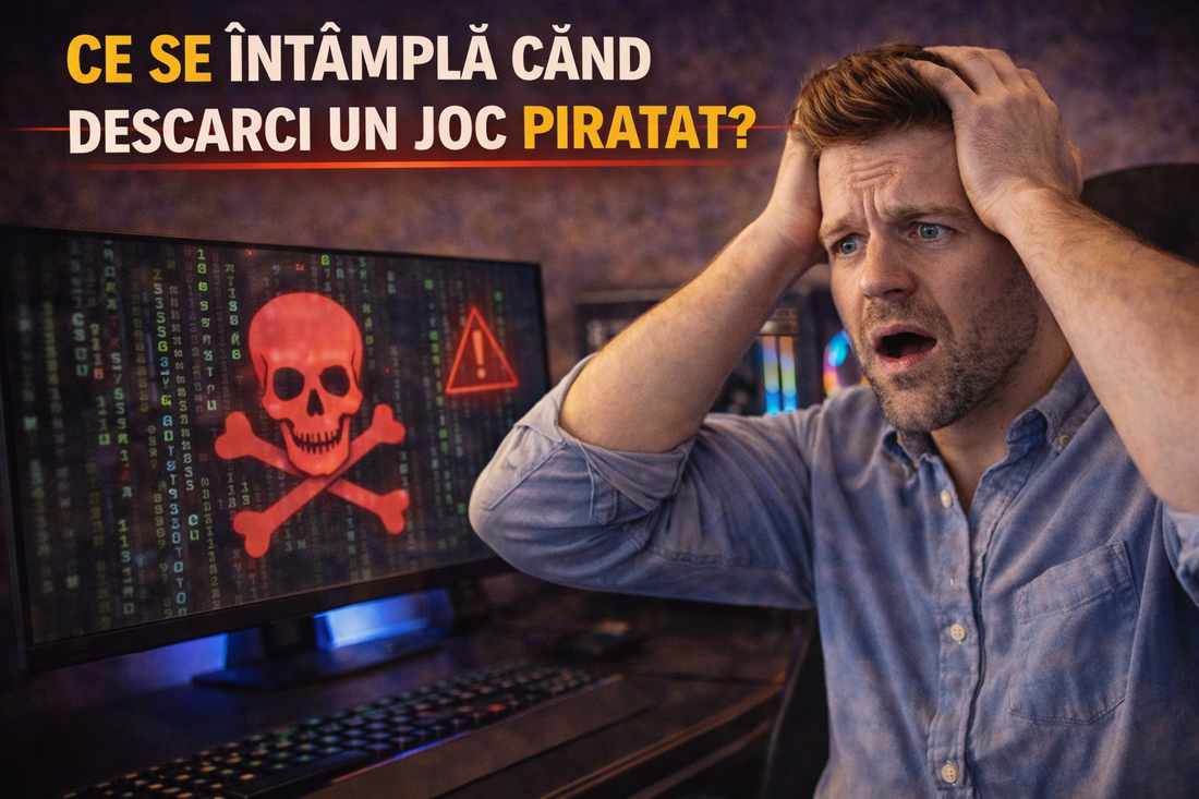 Ce se întâmplă când descarci un joc piratat? Pericole PC | BuenoPC