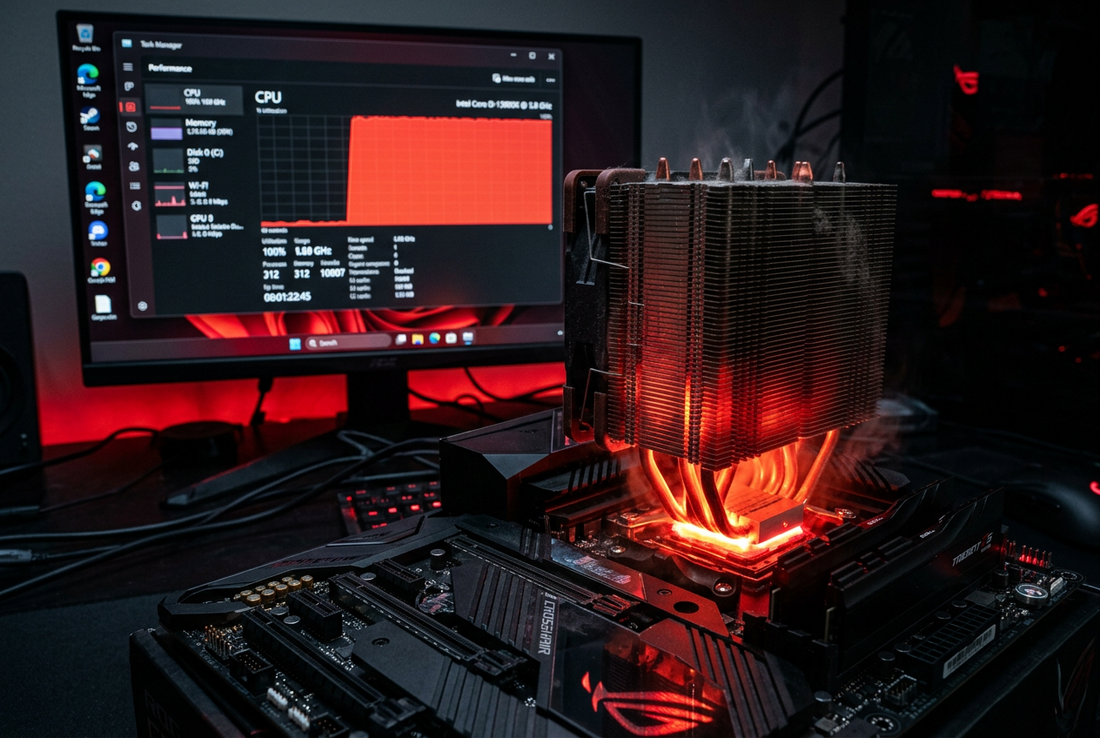 Procesor la 100% in task manager și foarte fierbinte? 5 pași rapizi de rezolvare