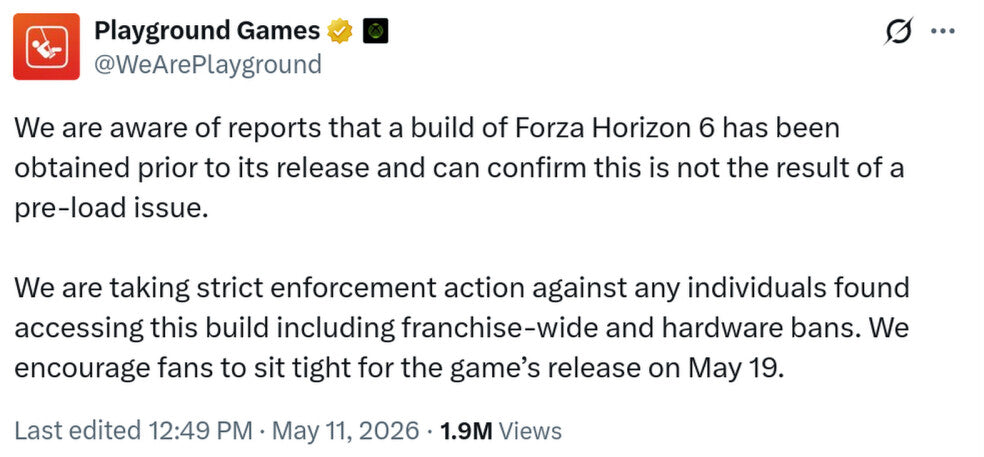 Leak Forza Horizon 6: Ban până în anul 10.000 pentru un pirat!