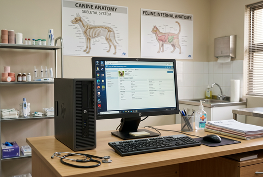 Cum echipezi un cabinet medical cu un PC compact SFF silențios