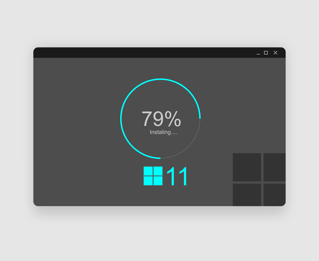 un loading de windows 11