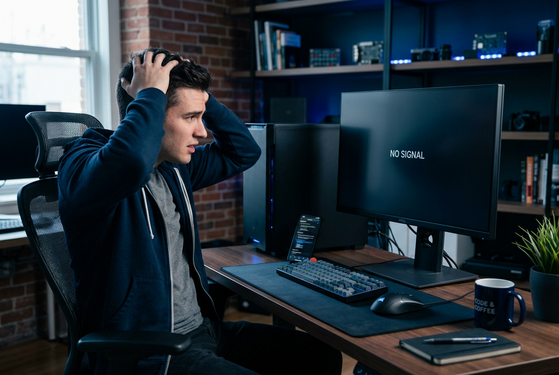 Calculatorul bipăie și nu dă imagine? 5 Pași să rezolvi problema