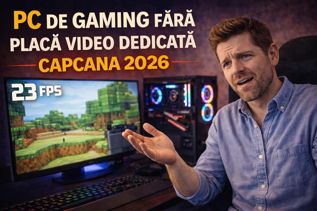PC de gaming fără placă video dedicată, capcana 2026 | BuenoPC