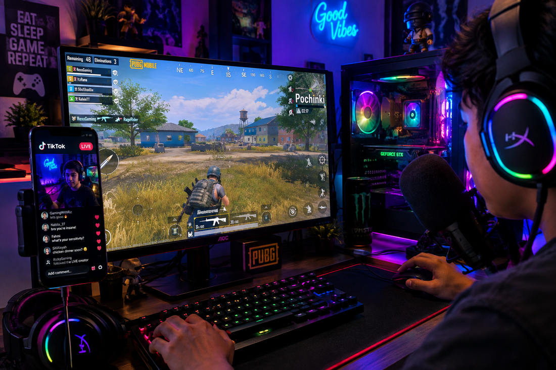 Cum să faci streaming pe TikTok și YouTube cu un PC gaming refurbished 