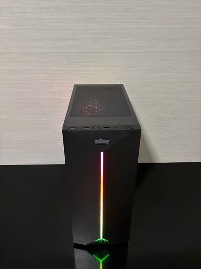 PC de buget cu Windows 10 Pro și stocare rapidă SSD 128GB, perfect pentru gaming eSports