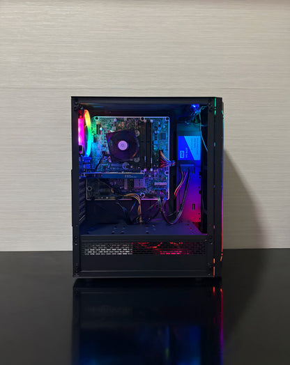 PC Gaming ieftin BUENO ENTRY V2 cu i5, 16GB RAM și SSD rapid de 256GB, ideal pentru jocuri și productivitate.