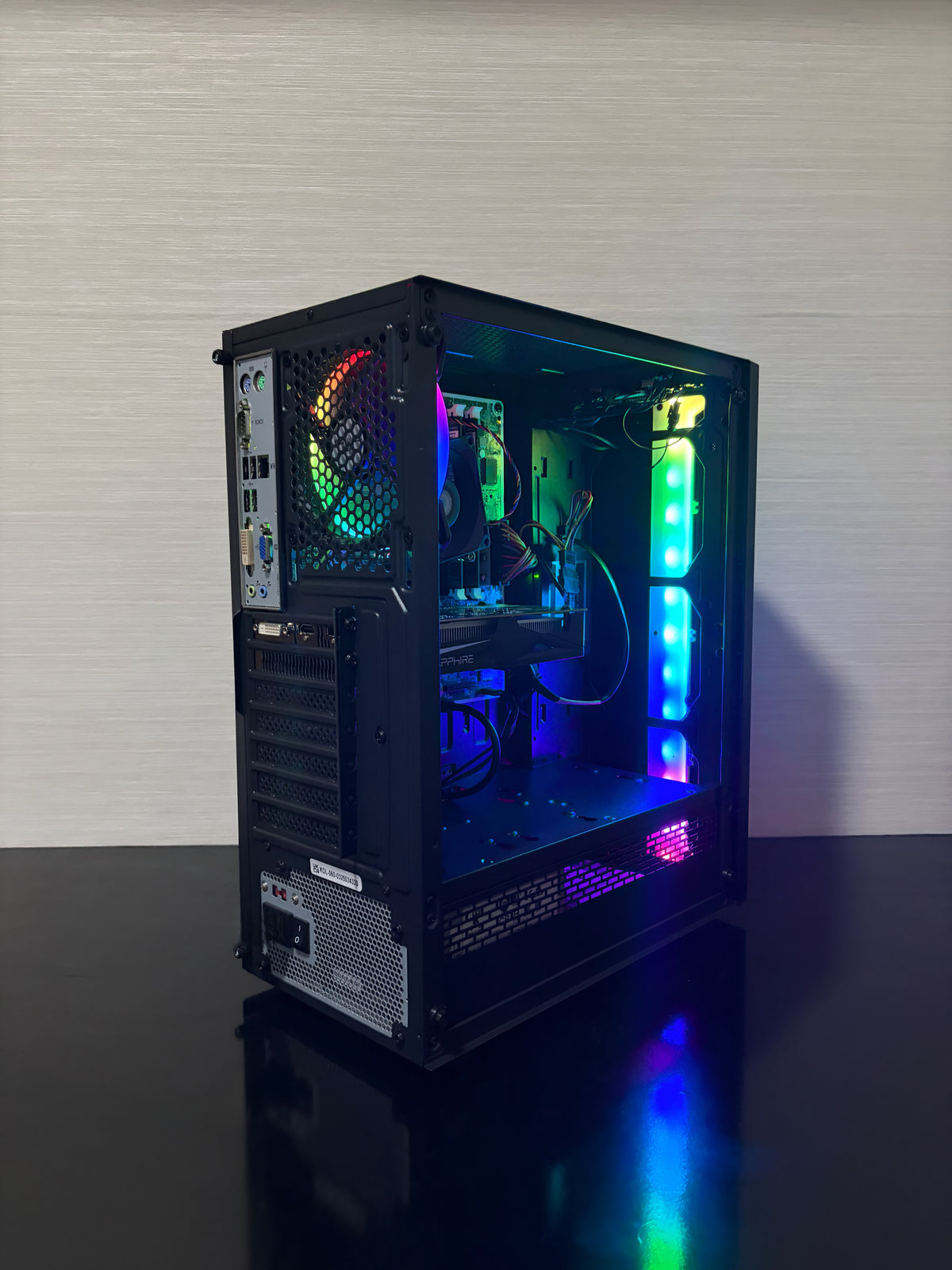 PC GAMING BUENO FRESH V2 I5 4570, 16 gb RAM, SSD 120 GB+HDD 500 GB, Windows 10, RX 460 GDDR5 OC