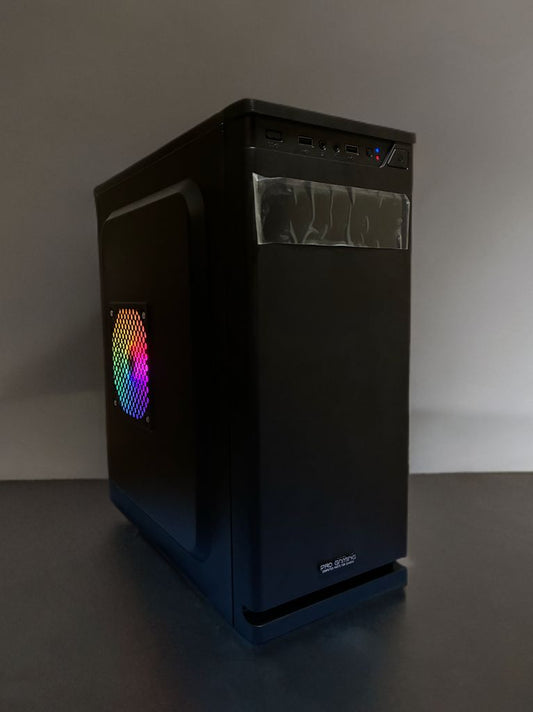 PC Gaming BuenoPC Pro Gaming Alpha cu procesor Intel i5-4460, 16GB RAM și placă video NVIDIA GTX 1050.