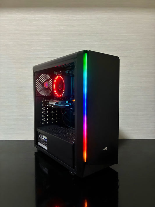 PC GAMING BUENO ELITE V1 AMD Ryzen 5 2400G, 16 gb RAM DDR4, SSD 128 GB+HDD 1 TB, Windows 10, GTX 1050 Ti 4GB GDDR5