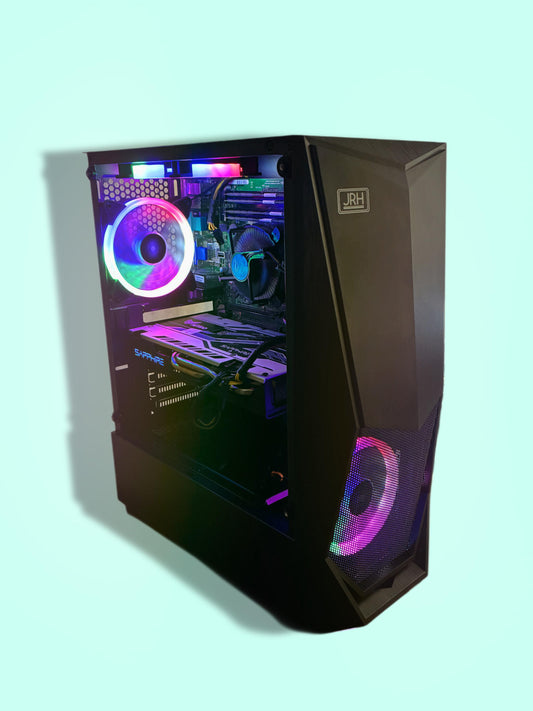 PC Gaming BUENO STRIKE V1 Intel Xeon 1245 v3( I7 4770), 32 gb RAM, SSD+HDD 500, Windows 10 PRO, AMD RX 580