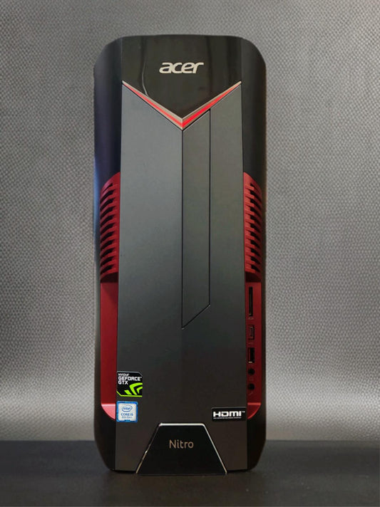 PC Gaming Acer Nitro N50-600 Series, Intel Core i5 8400(peste i7 7700), 8 Gb RAM DDR4, SSD 256 Gb, AMD RX 570