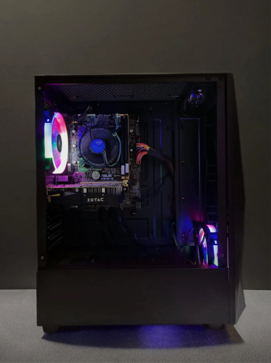 PC Gaming BUENO STARTER V2 Intel Xeon 1220 v3( I5 4590), 16 gb RAM, SSD+HDD 500, Windows 10 PRO, GTX 1050 TI 4GB