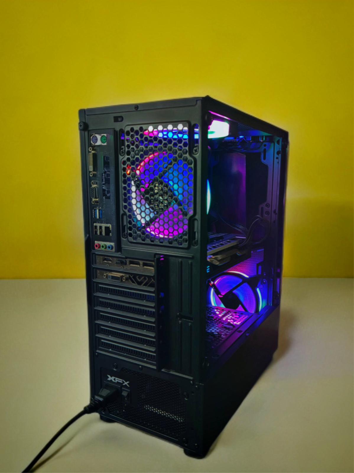 PC Gaming BUENO START V1 Intel Xeon 1240 v3( I7 4770), 16 gb RAM, SSD+HDD 500, Windows 10 PRO, AMD RX 580