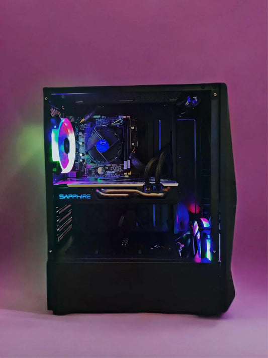 PC Gaming BUENO FIESTA V2 Intel Xeon 1240 v3( I7 4770), 16 gb RAM, SSD +HDD 500, Windows 10 PRO, AMD RX 580