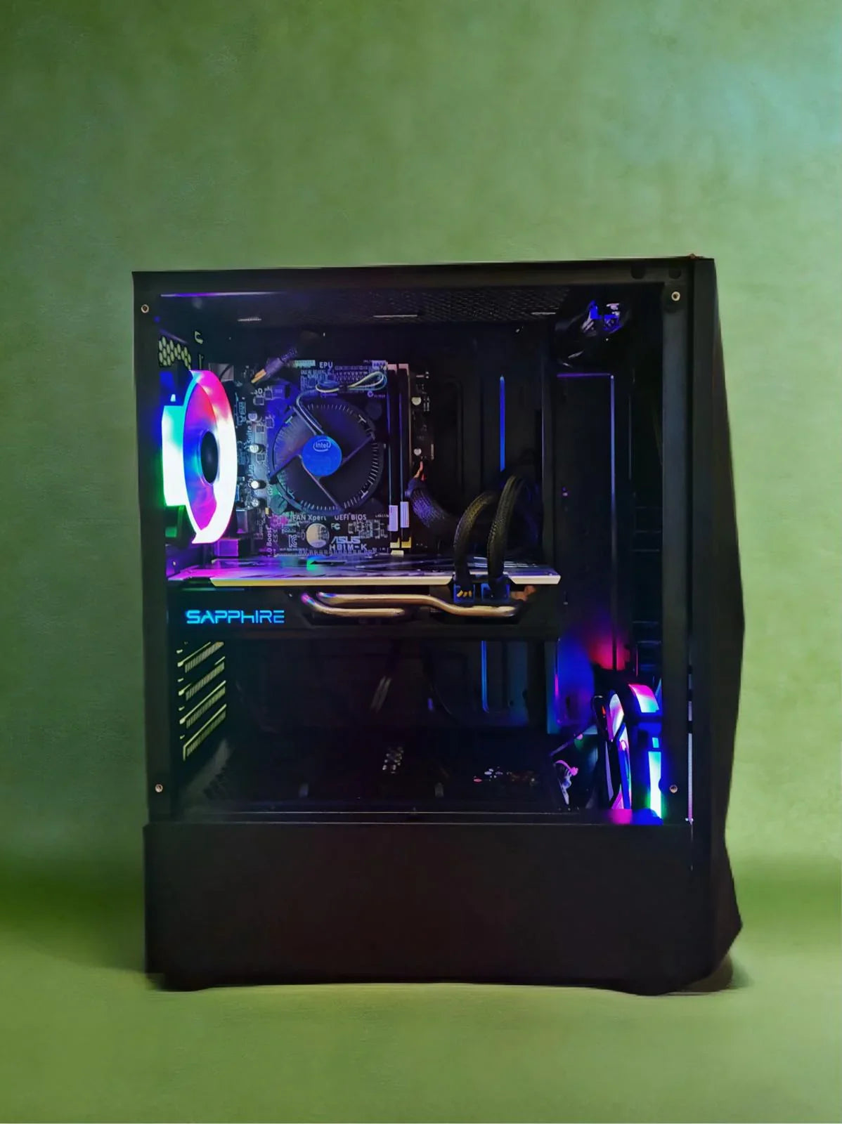PC Gaming BUENO FIESTA V1 Intel Xeon 1231 v3( I7 4770), 16 gb RAM, SSD+HDD 500, Windows 10 PRO, AMD RX 570