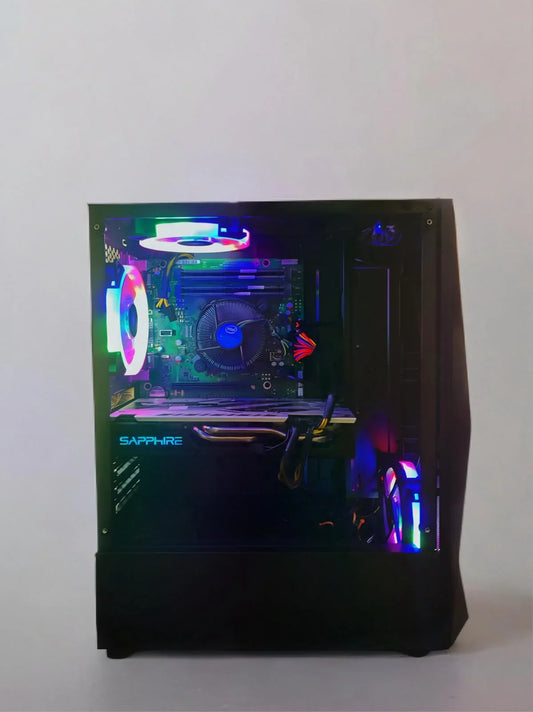 PC Gaming BUENO STRIKE V1 Intel Xeon 1245 v3( I7 4770), 16 gb RAM, SSD+HDD 500, Windows 10 PRO, AMD RX 580