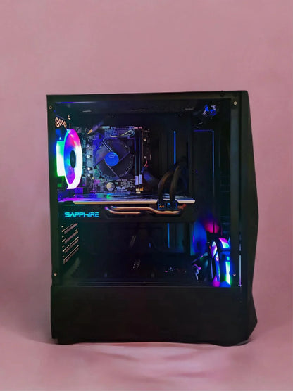 PC Gaming BUENO STARTER V1 Intel Xeon 1226 v3( peste I5 4590), 16 gb RAM, SSD 256GB+HDD 500, Windows 10 PRO, AMD RX 580