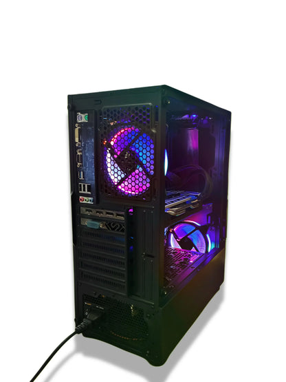 PC Gaming BUENO STARTER V3  Intel Xeon 1220 v3( I5 4590), 16 gb RAM, SSD+HDD 500, Windows 10 PRO, AMD RX 580