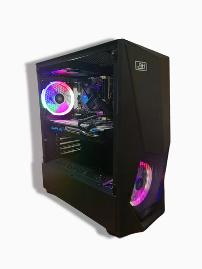 PC Gaming BUENO STARTER V3  Intel Xeon 1220 v3( I5 4590), 16 gb RAM, SSD+HDD 500, Windows 10 PRO, AMD RX 580