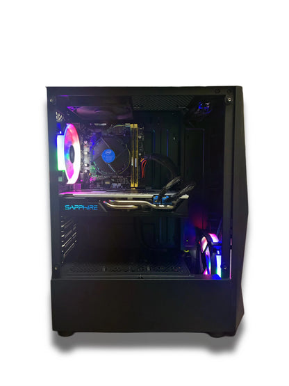 PC Gaming BUENO STARTER V3  Intel Xeon 1220 v3( I5 4590), 16 gb RAM, SSD+HDD 500, Windows 10 PRO, AMD RX 580
