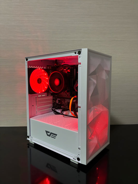 PC Gaming Bueno Elite V4 cu design carcasă DarkFlash Mesh modernă.
